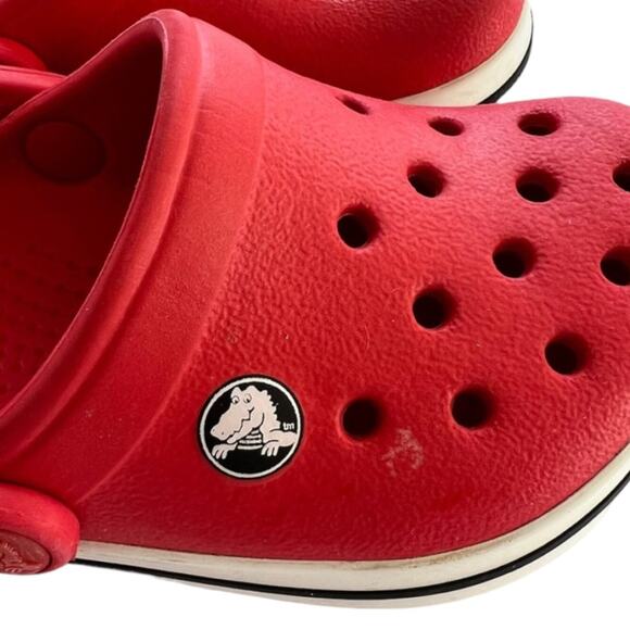 Crocs Red Crocband Clogs Size C4 - Picture 7 of 7